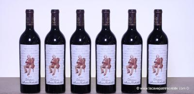 six bouteilles de 75cl de Château Mouton Rothschild 2003, Pauillac