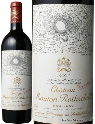 six bouteilles 75 cl de Château Mouton Rothschild 2002,Pauillac