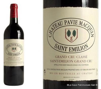 bouteille 75cl de Château Pavie Macquin 2015 St-Émilion 1er Grand Cru Classé B