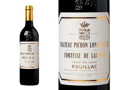 six bouteilles 75cl de Château Pichon Comtesse de Lalande 2011,Pauillac,2e Grand Cru Classé