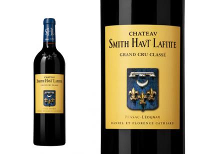 bouteille et étiquette dt Château Smith Haut Lafitte 2023 rouge en Primeur