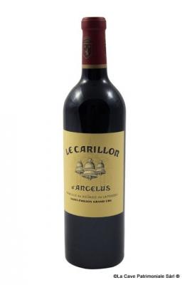 bouteille 75cl de Le Carillon d´Angelus 2019 St Emilion second vin du Château Angelus