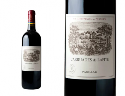 bouteille de 75cl de Carruades de Lafite 2010,second vin du Château Lafite Rothschild