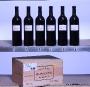 six bouteilles 75cl en caisse bois originale de Château Hosanna 2010,Pomerol,grand vin
