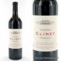 bouteille de 75 cl avec détail d´étiquette de Château Clinet 2015,Grand vin de Pomerol