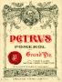 bouteille 75cl de Petrus 2021 Primeur grand vin de Pomerol